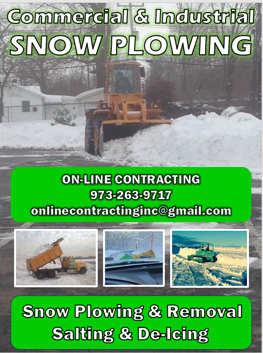 Online Contracting Snow Removal Flyer NJ